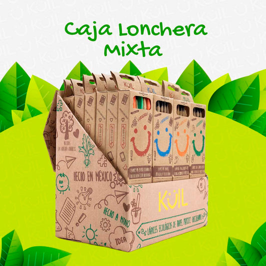 9.  Caja Lonchera de 24 cajitas mixtas