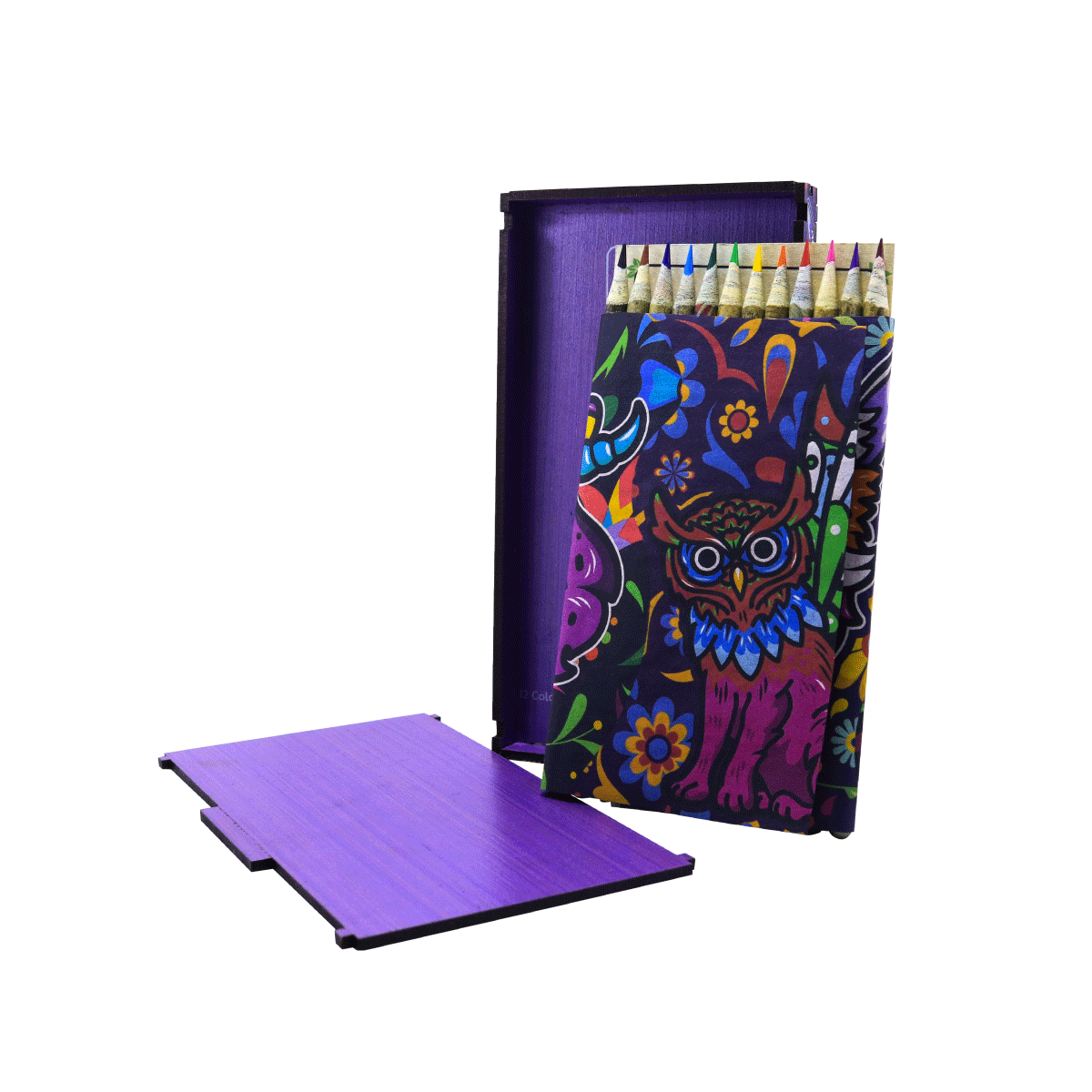 Colección de 12 colores ecológicos, acuarelable, edición Alebrijes
