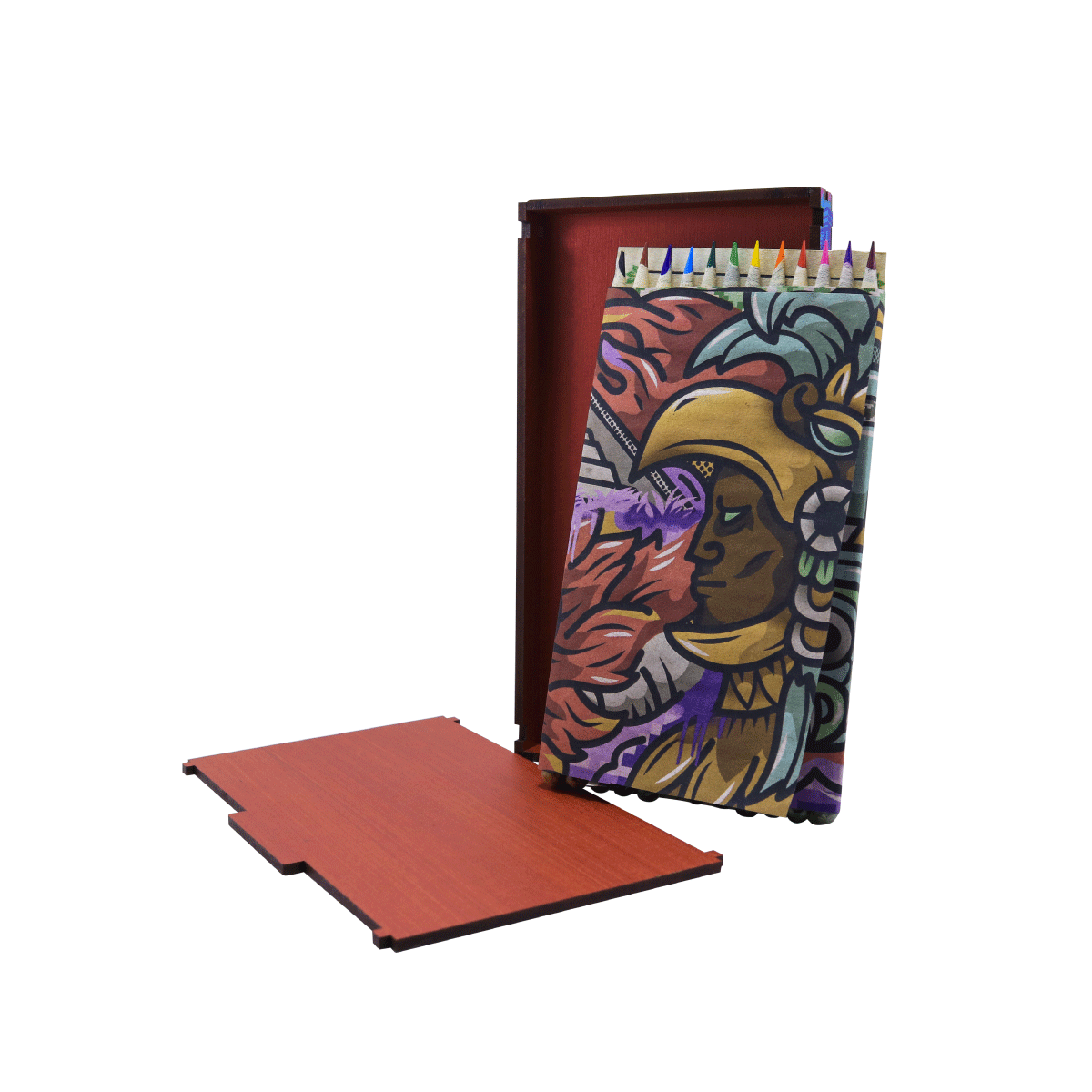 Colección de 12 colores ecológicos, acuarelable, edición Culturas Prehispánicas