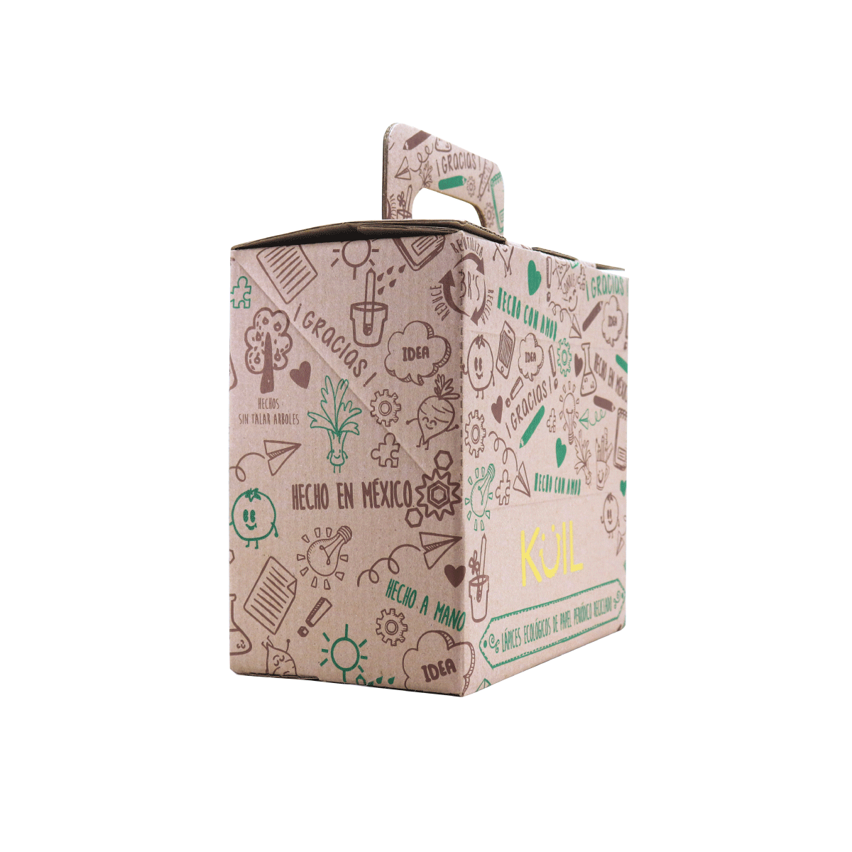 8. Caja Lonchera de 24 cajitas de lápices ecológicos PERGAMINO