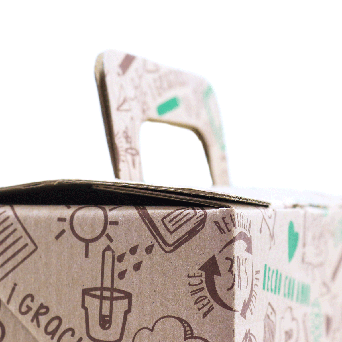 7. Caja Lonchera de 24 cajitas de lápices ecológicos con BORRADOR
