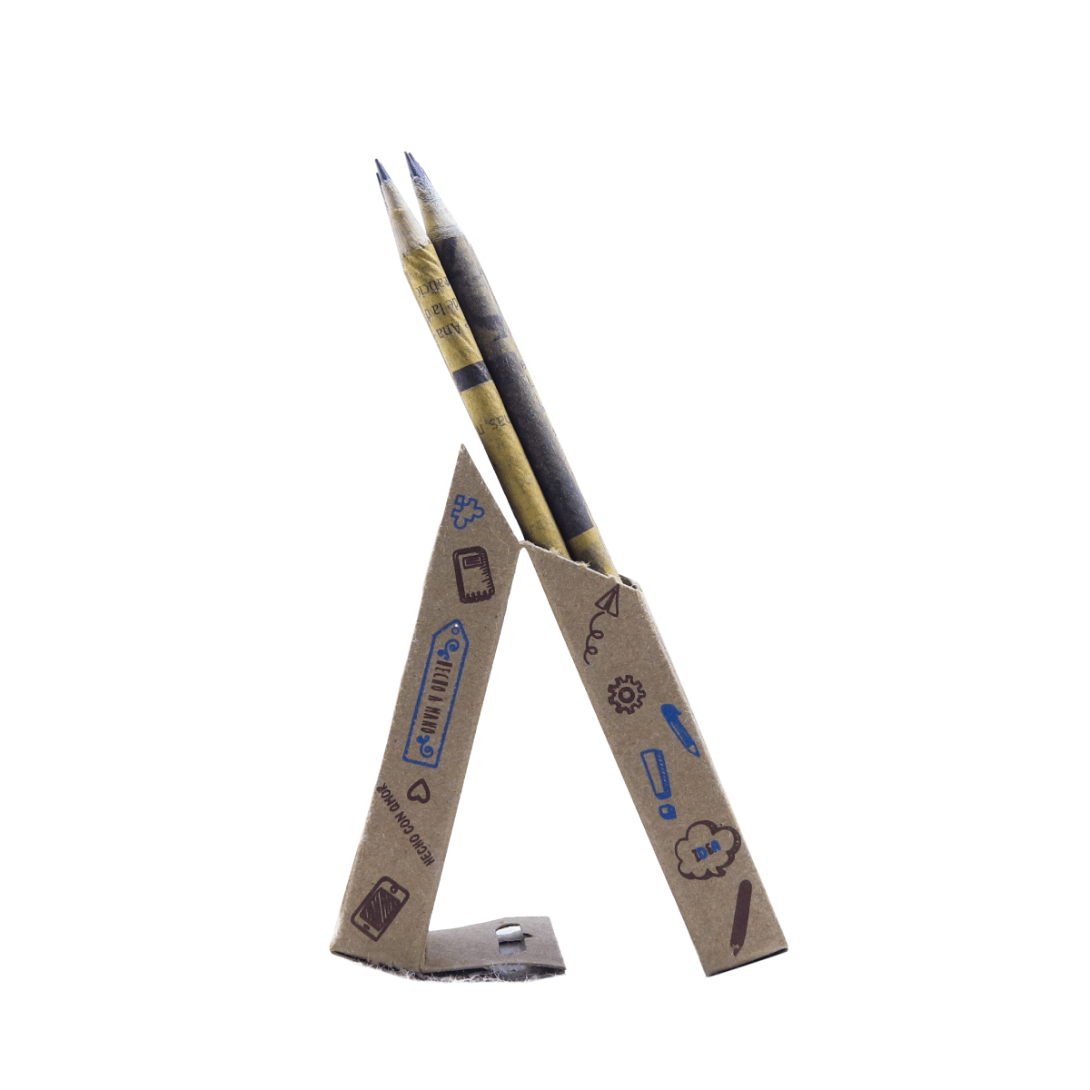 8. Caja Lonchera de 24 cajitas de lápices ecológicos PERGAMINO