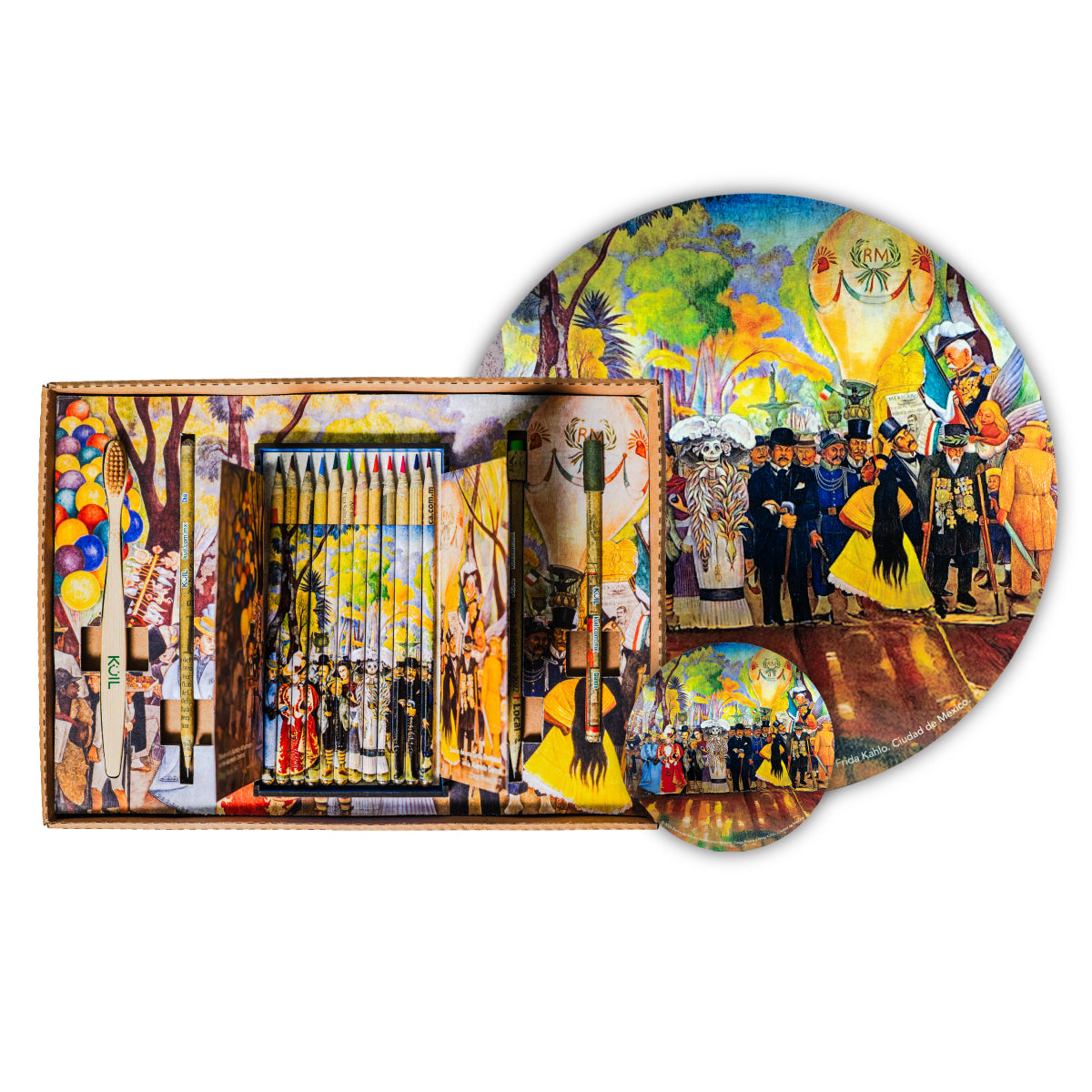 La Alameda Central | Set + Bajo Plato + Portavasos