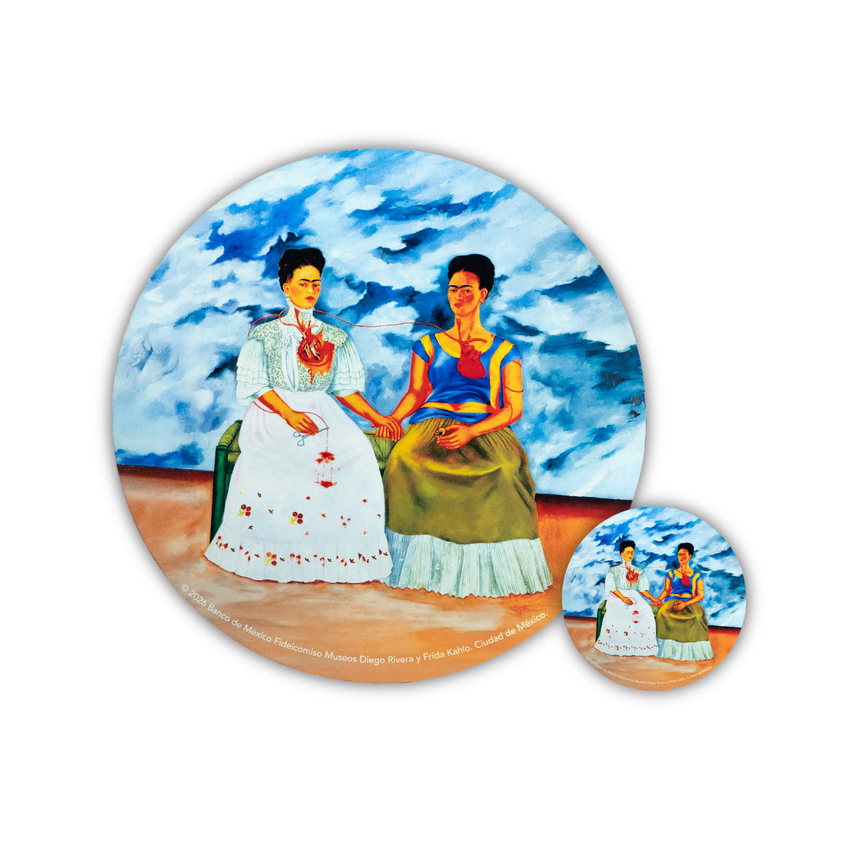 Las Dos Fridas | Set + Bajo Plato + Portavasos